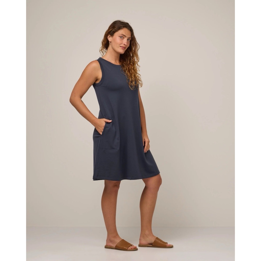 wool&  sierra tank dress Washed Navy size small